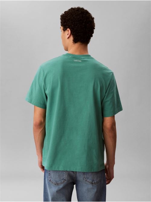 ss easy collegiate badge tee CALVIN KLEIN JEANS | LV04RF294GVFL